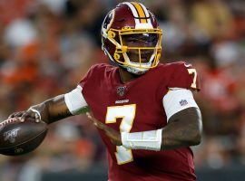 Rookie QB Dwayne Haskins in preseason with the Washington Redskins. (Image: Porter Lambert/Getty)