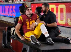 USCâ€™s J.T Daniels is one of five Pac-12 quarterback injuries less than hallway through the college football season. (Image: AP)
