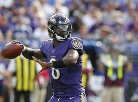 Ravens quarterback Lamar Jackson will be one of two new starting signal callers in the Baltimore-Pittsburgh game on Sunday. (Image: Getty)