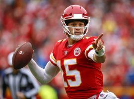 Kansas City quarterback Patrick Mahomes has struggled the last two games, but is hoping for a bounce back game against Denver on Thursday. (Image: Getty)