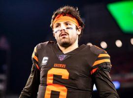 Betting on Baker Mayfield and the Cleveland Browns may seem odd to many, but as 10.5-point favorites this weekend against the Dolphins, historically this game is theirs to cover. (Image: Matt Starkey/Cleveland Browns)