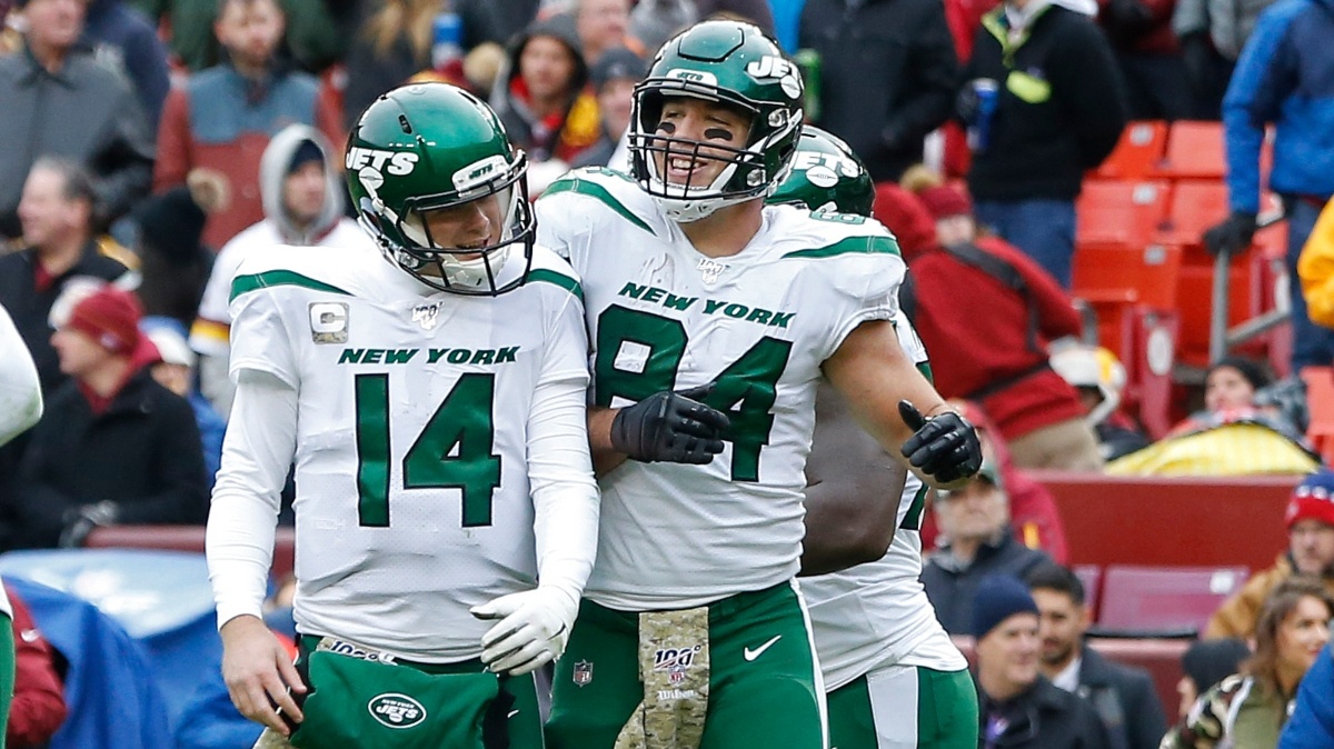 Sam Darnold Ryan Griffin NY Jets Waiver Wire Week 13 Benny Snell