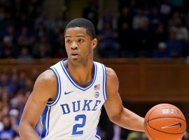 Duke freshman shooting guard Cassius Stanley during a game at Cameron Indoor Stadium in Durham, NC. (Image: Jacob Kupferman/Getty)