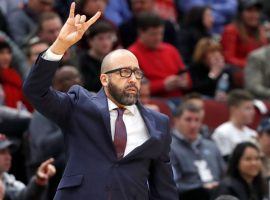 Knicks head coach David Fizdale on the sidelines at Madison Square Garden. (Image: Getty)