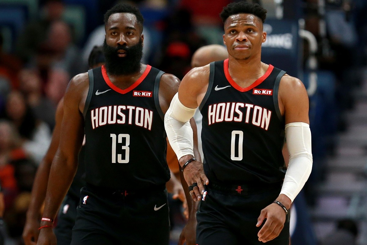 Houston Rockets James Harden Russell Westrbook