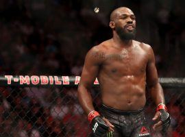 Jon Jones (pictured) will defend his light heavyweight title against Dominick Reyes in the main event of a UFC show in February. (Image: Sean M. Haffey/Getty)