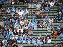 The Chargers have struggled to draw fans in Los Angeles, which might be fueling rumors that they could move to London in the future. (Image: Sean M. Haffey/Getty)