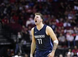 Luka Doncic is leading the Dallas Mavericks to surprising success in the early season, and cashing plenty of prop bets for gamblers who are backing him. (Image: David J. Phillip/AP)
