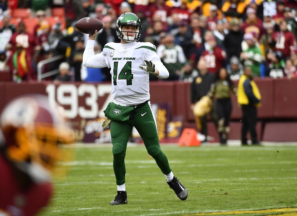 Sam Darnold NY Jets Win Washington