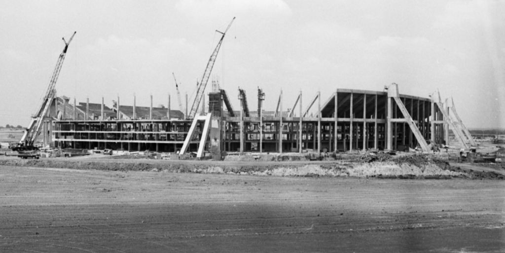 Texas Stadium under construction