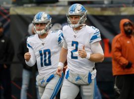 With quarterback Jeff Driskel, right, questionable for the Lions-Bears game, undrafted rookie David Blough might be starting on Thanksgiving. (Image: AP)