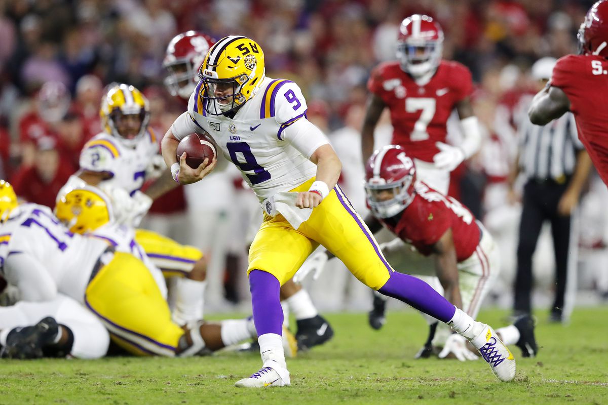 Joe Burrow LSU-Alabama game 