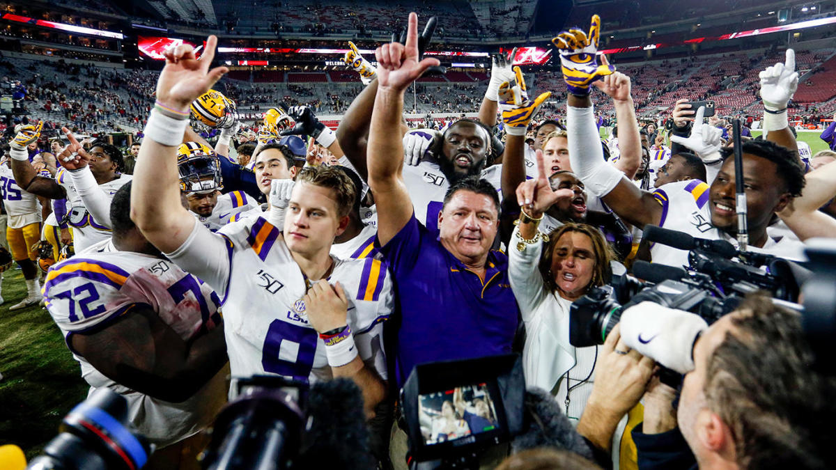 Joe Burrow, Ed Orgeron