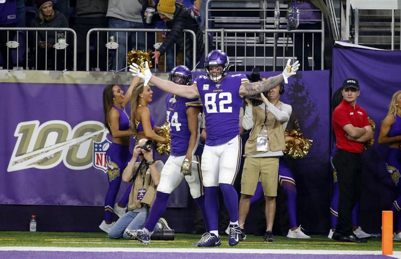 Kyle Rudolph Minnesota comeback 