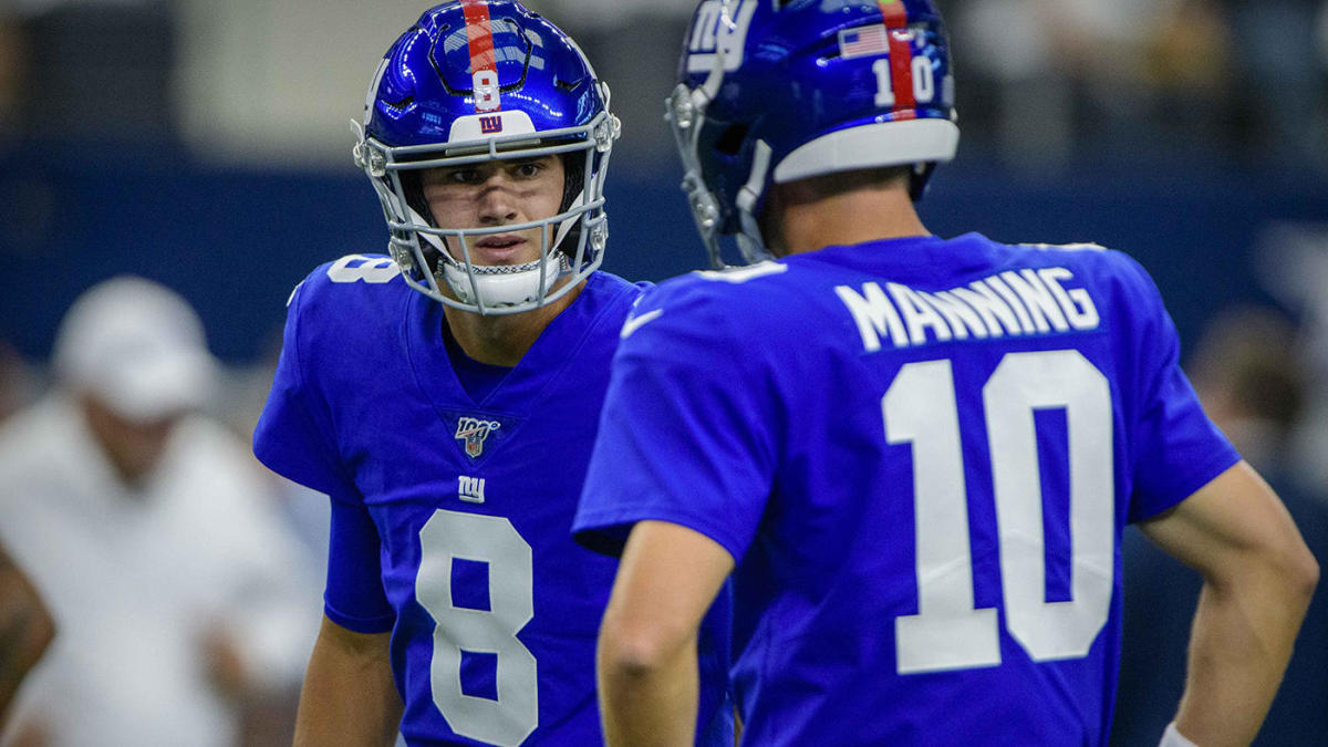 Eli Manning NY Giants Daniel Jones Ankle sprain starter