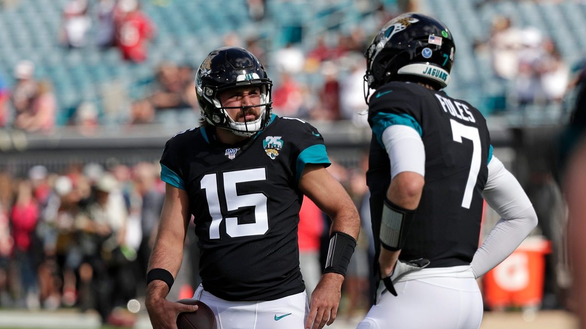 Jacksonville Jaguars backup QB Gardner Minshew Nick Foles Benched