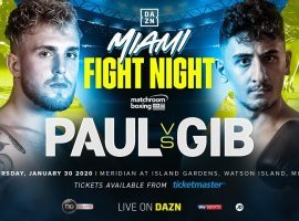 Jake Paul will take on AnEsonGib in a professional boxing match as part of a championship card in Miami on Jan. 30. (Image: Matchroom Boxing/YouTube)