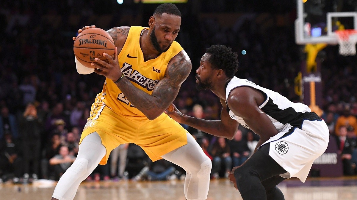 LeBron James LA Lakers Clippers groin injury pulled