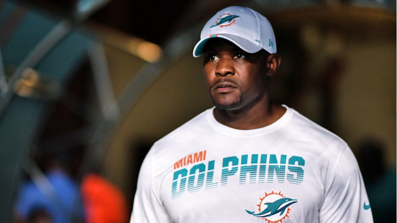 Miami coach Brian Flores