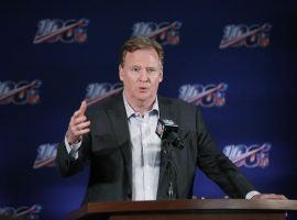 NFL commissioner Roger Goodell updated the media on the Patriots investigation and playoff reseeding. (Image: AP)