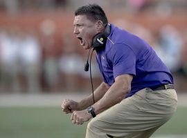 Ed Orgeron agreed to a six-year, $42 million contract extension with the LSU Tigers after leading the team to a national title last season. (Image: Nick Wagner/AP)