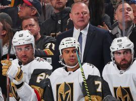 Coach Gerrard Gallant was fired by the Vegas Golden Knights on Wednesday after serving more than two seasons as the teamâ€™s first head coach. (Image: Bill Wippert/NHLI/Getty)