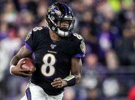 Baltimore Ravens QB, Lamar Jackson, torched the NY Jets on Thursday Night Football in Week 15 and broke Michael Vick's single season QB rushing record. (Image: AP)