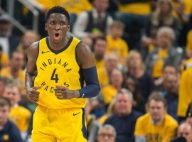 Indiana Pacers All-Star, Victor Oladipo, will return to action after missing the previous 82 games with a quad injury. (Image: Trevor Ruszkowski/USA Today Sports)