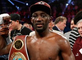 Terence Crawford (pictured) is closer to a welterweight unification bout against Errol Spence Jr. after the two had a phone conversation on Monday. (Image: Getty)