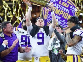 LSU quarterback Joe Burrow, who led the Tigers to the National Championship, is rumored to be heading to the Cincinnati Bengals in the April NFL Draft, but does he want to play there. (Image: Getty)