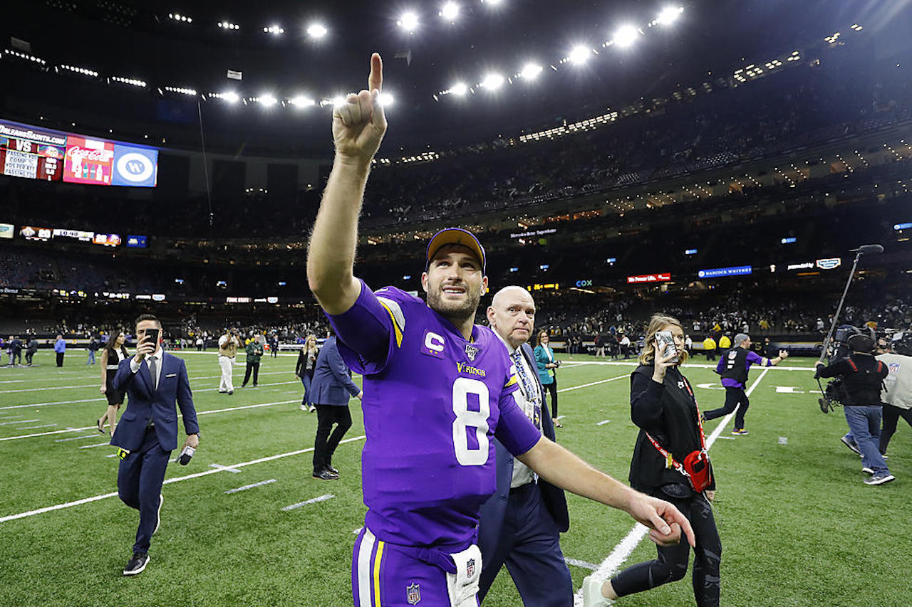 Minnesota quarterback Kirk Cousins Wild Card Weekend