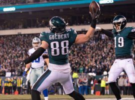 Eagles tight end Dallas Goedert could have a big day Sunday in Philadelphia's wild card game against the Seahawks, whether or not Zach Ertz plays. (Image: NBC 10 Philadelphia)