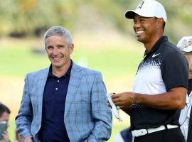 PGA Tour commissioner Jay Monahan believes golf gambling can make the game more interesting for fans, and said the organization is creating a mobile betting app. (Image: Getty)