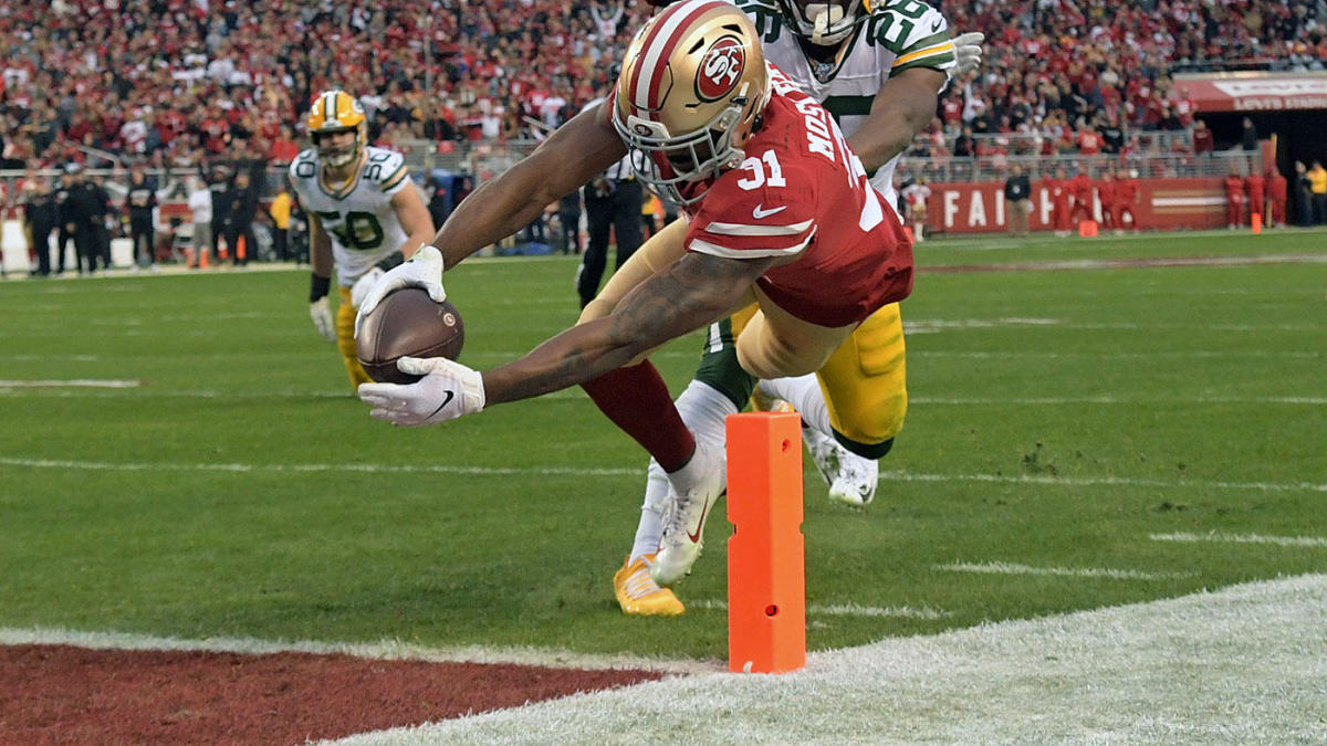 San Francisco Niners 49ers Raheem Mostert Green Bay Packers NFC Championship