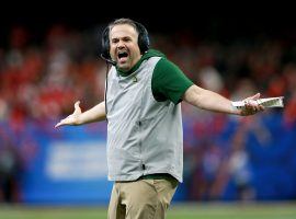 Matt Rhule was a favorite to be the new NFL coach of the New York Giants, but instead agreed to be the head coach of the Carolina Panthers. (Image: Getty)