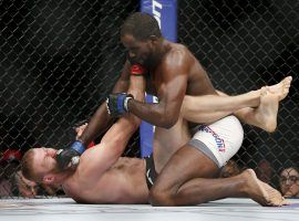 Corey Anderson (top) defeated Jan Blachowicz (bottom) in their first meeting, which came at UFC 191 in 2015. (Image: Esther Lin/MMA Fighting)