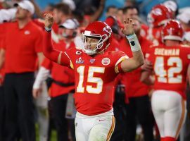 Patrick Mahomes opened as the favorite to win the 2020 NFL MVP award at the WestGate Las Vegas SuperBook. (Image: Ronald Martinez/Getty)