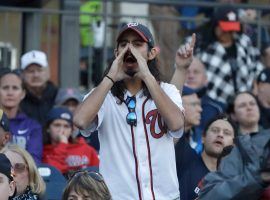 A Washington Nationals fan was one of many that booed the Houston Astros on Saturday during their Spring Training game. (Image: AP)