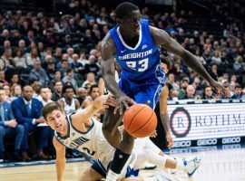 Creighton forward Damien Jefferson steals the ball against Villanovaâ€™s Collin Gillespie at Wells Fargo Center in Philadelphia. (Image: Bill Streicher/USA Today Sports)