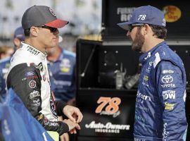 Kevin Harvick, left, is now the favorite over Martin Truex Jr. to win the NASCAR Cup Series Championship. (Image: AP)