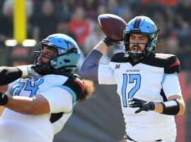 Dallas Renegades quarterback Landry Jones could be a factor in the under of XFL games turning around. (Image: Getty)