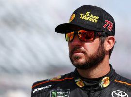 Martin Truex Jr. has one of the best records at Las Vegas Motor Speedway among active drivers, and is a 5/1 pick to win the Pennzoil 400 on Sunday. (Image: Getty)