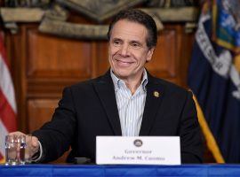 Andrew Cuomo has become a trendy pick to win the Democratic presidential nomination at many sportsbooks worldwide. (Image: Hans Pennink/New York Post)