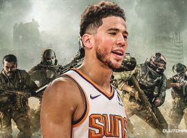 Devin Booker, All-Star shooting guard from the Phoenix Suns, is the top Call of Duty gamer in the NBA. (Image: Clutch Points)