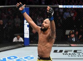 Deiveson Figueiredo knocked out Joseph Benavidez on Saturday, but didnâ€™t win the flyweight title because he failed to make weight. (Image: Josh Hedges/Getty)