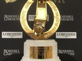 The Golden Slipper Trophy is the hardware for the world's richest race for 2-year-olds: the Golden Slipper Stakes in Sydney.