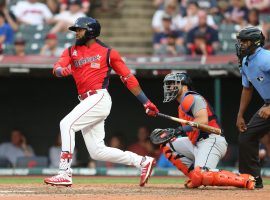 Anaheim Angels outfielder prospect Jo Adell is the type of player who can get long looks in spring training, an important factor when drafting DFS spring training lineups. (Image: Yahoo Sports)