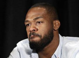 Albuquerque police arrested Jon Jones on Thursday morning, charging him with aggravated DWI, negligent use of a firearm, and other charges. (Image: AP)