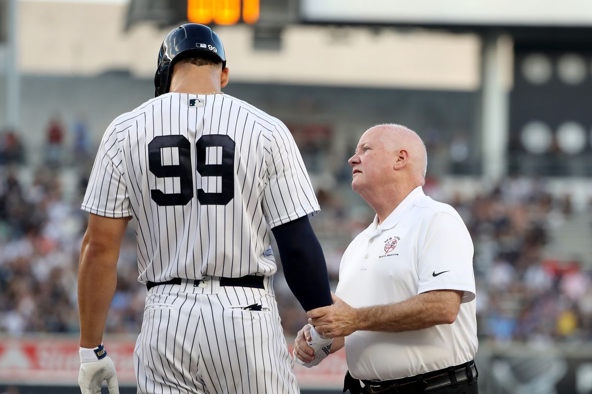 Aaron Judge NY Yankees rib injury fractured surgery