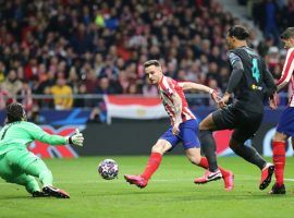 Liverpool will need to overcome a 1-0 deficit at home to get past Atletico Madrid and reach the Champions League quarterfinals. (Image: @atletienglish/Twitter)